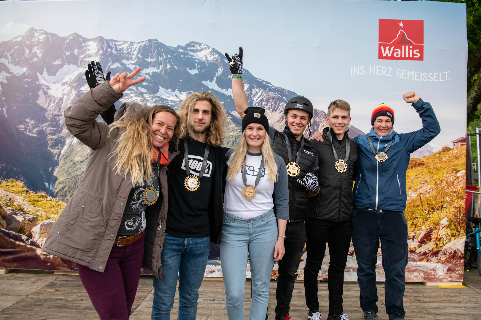 Wallis Village GewinnerInnen Pumptrack Rennen