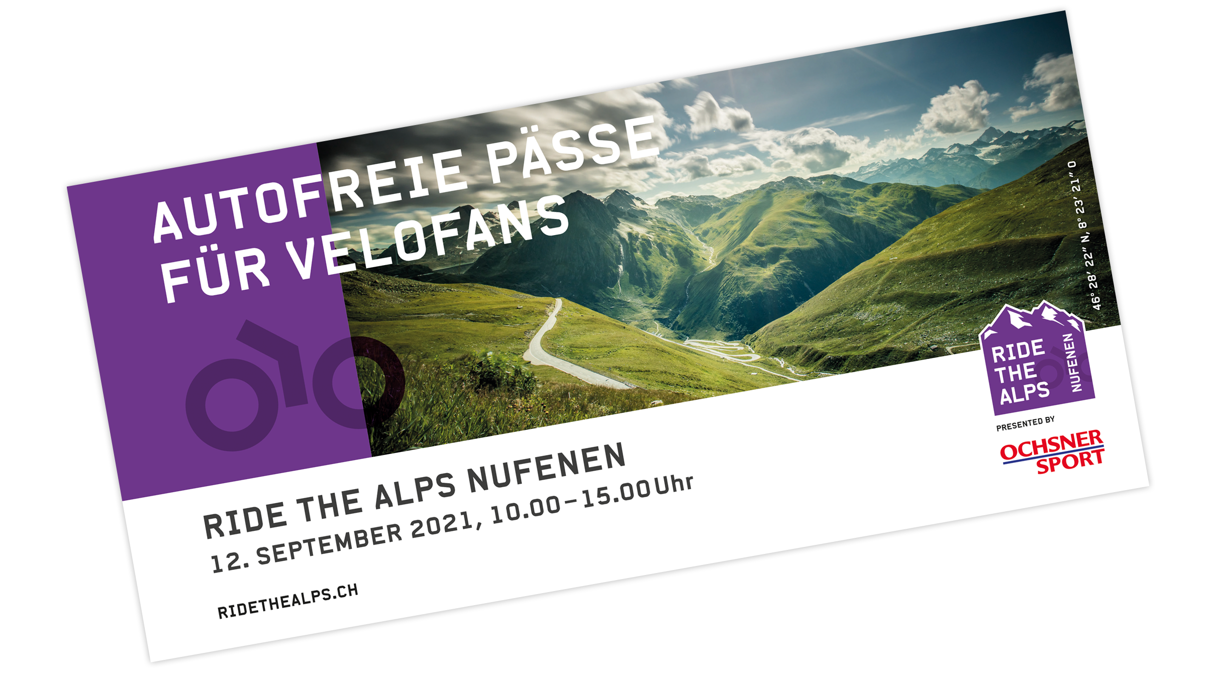Plakat Ride the Alps Ochsner Sport