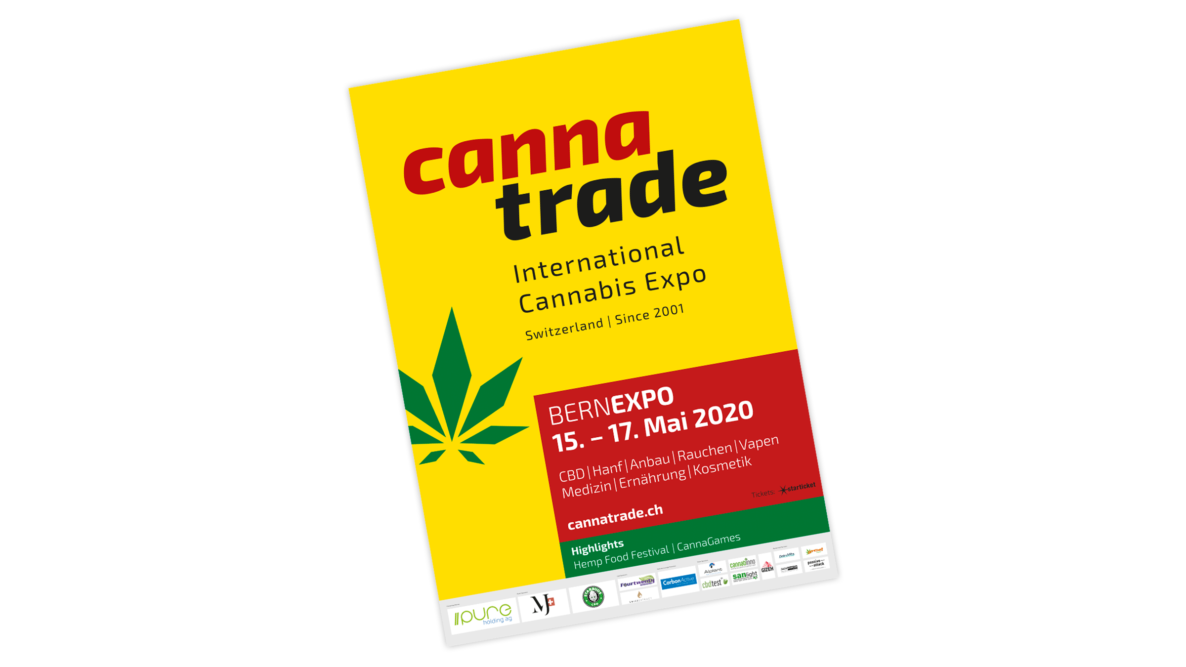 Plakat Canna Trade Messe